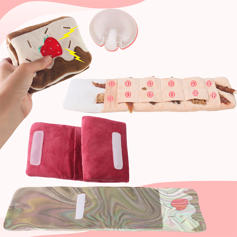 Cake Roll Style Interactive Bite Toy