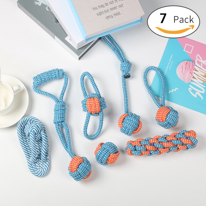 Dog Teeth Cleaning Dog Rope Toy Set