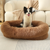 Faux Fur Cozy Soft Donut Pet Bed