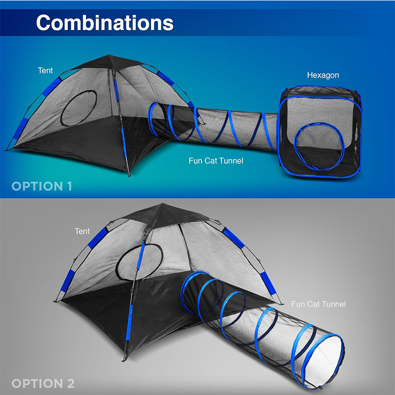 4-in-1 Outdoor Pop up Pet Tent 