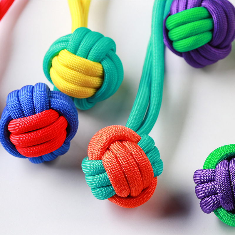  Color Polypropylene Woven Rope Bite Clean Teeth Dog Toy