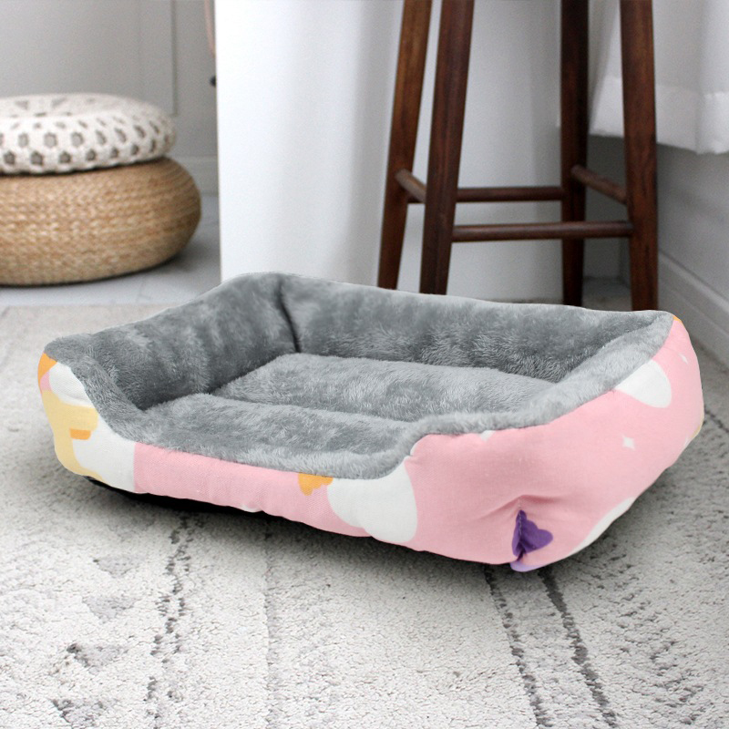 Arctic Velvet Thickened Rectangular Kennel 