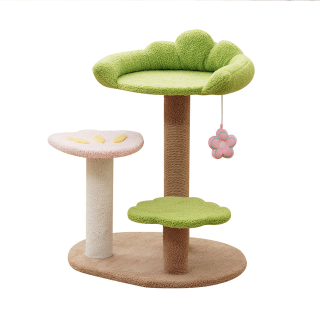  Natural Sisal Wood Scratcher Furniture Cat Tree