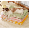 Solid Color Cat Warm Thickened Flannel Blanket 