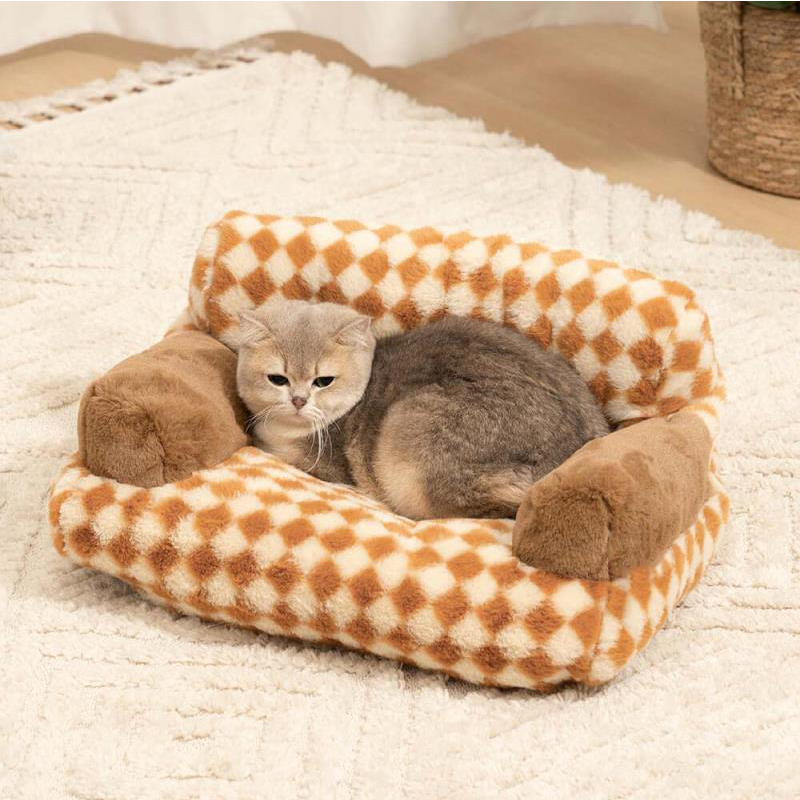  Large Pet Dog Bed Soft Plush Warm Washable Pet Sofa