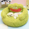 Winter Warm Long Plush Large Dog Bed 