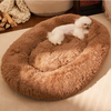 Winter Warm Long Plush Large Dog Bed 