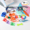 Colored Woven Cotton Rope Ball Cotton Grinding Teeth Dog Toy Set 