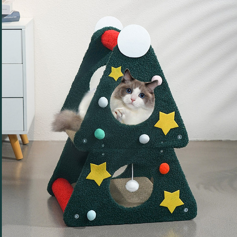 Christmas Cat Scratching Board