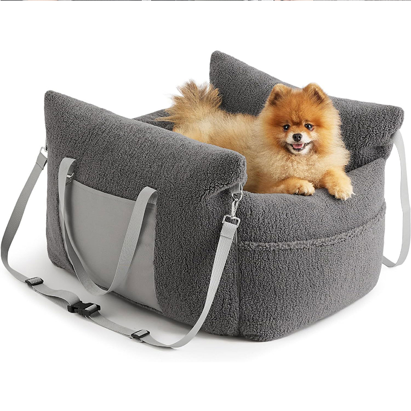 Washable Travel Dog Bed With Carrier Handles