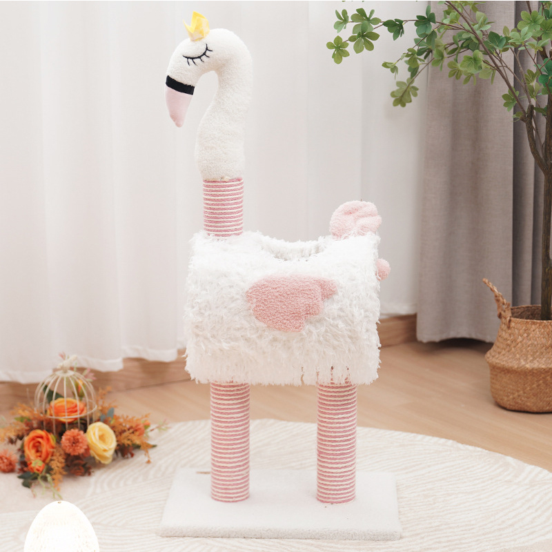  Large Luxury Flamingo Cat Tree Tower