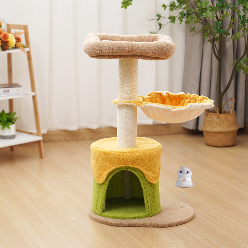  Fried Egg Toast Cat Tree