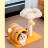 Flower bee shape hemp rope cat climbing Frame