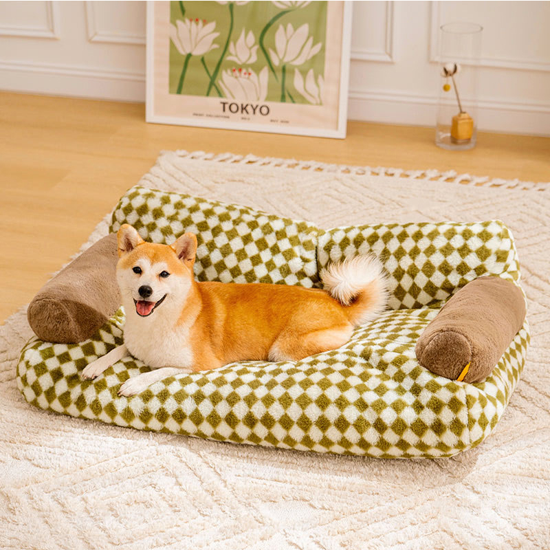  Large Pet Dog Bed Soft Plush Warm Washable Pet Sofa