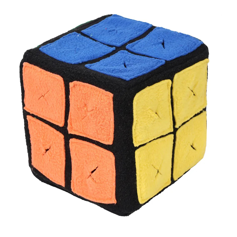 Rubik's Cube Pet Squeaky Intelligence Toy