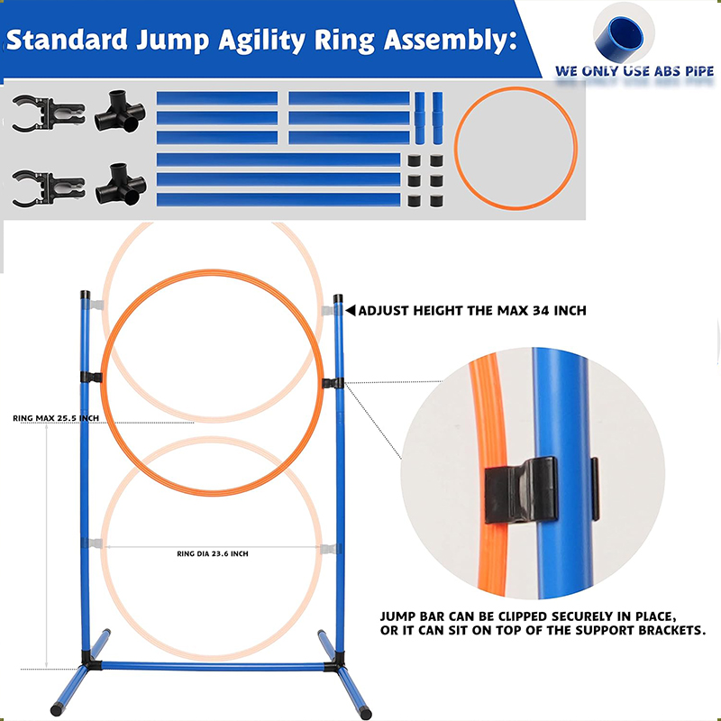  Dog Jumping Practice Agility Starter Kit