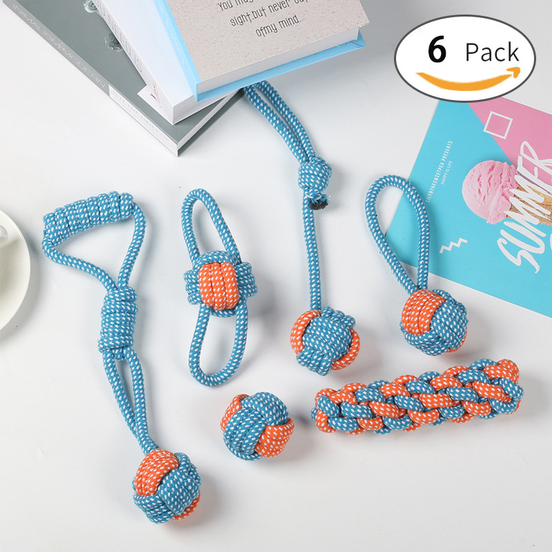 Dog Teeth Cleaning Dog Rope Toy Set