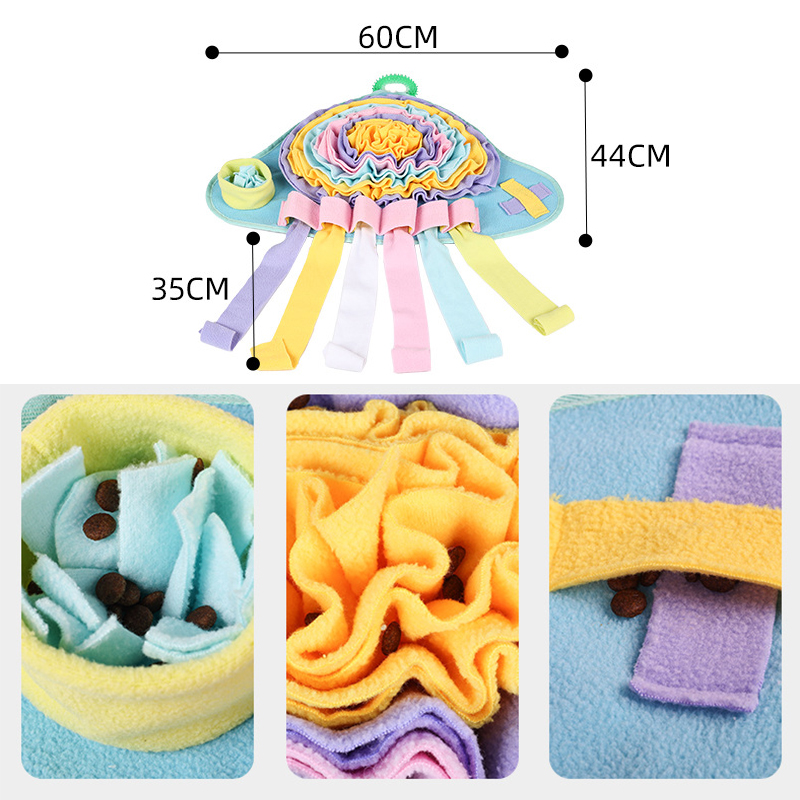 Jellyfish Shape Pet Snuffle Mat 