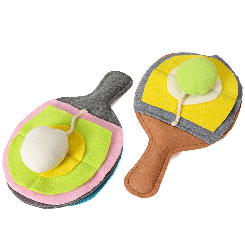 Pet Table Tennis Racket Dog Puzzle Toy