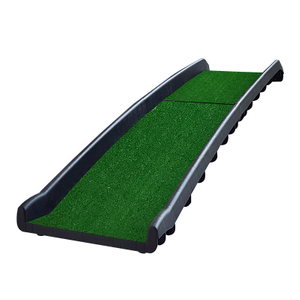 Dog Car Ramp With Grass