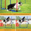 Training Kit Indoor Outdoor Game for Dogs with Agility Hurdle