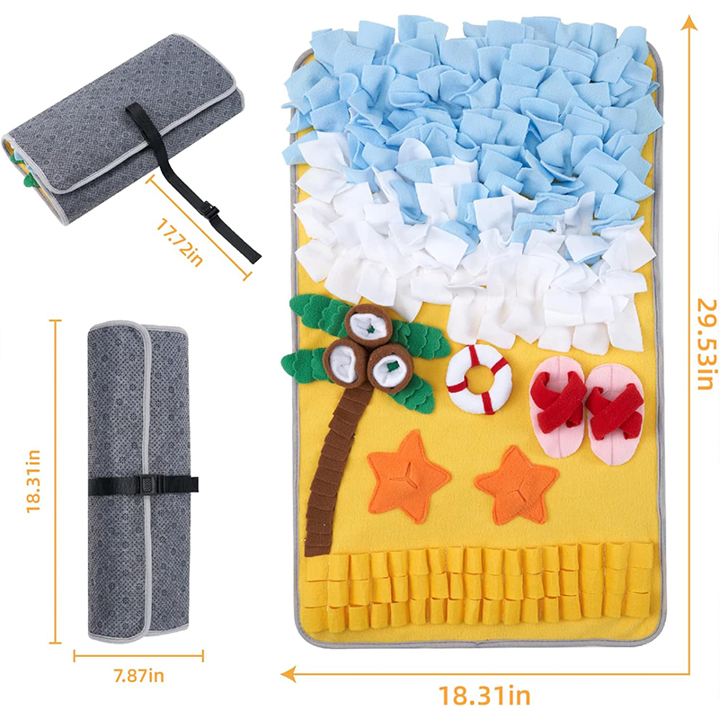 Beach Vacation Style Snuffle Mat 