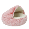  Cozy Comfy Semi Enclosed Winter Warm Round Pet Bed