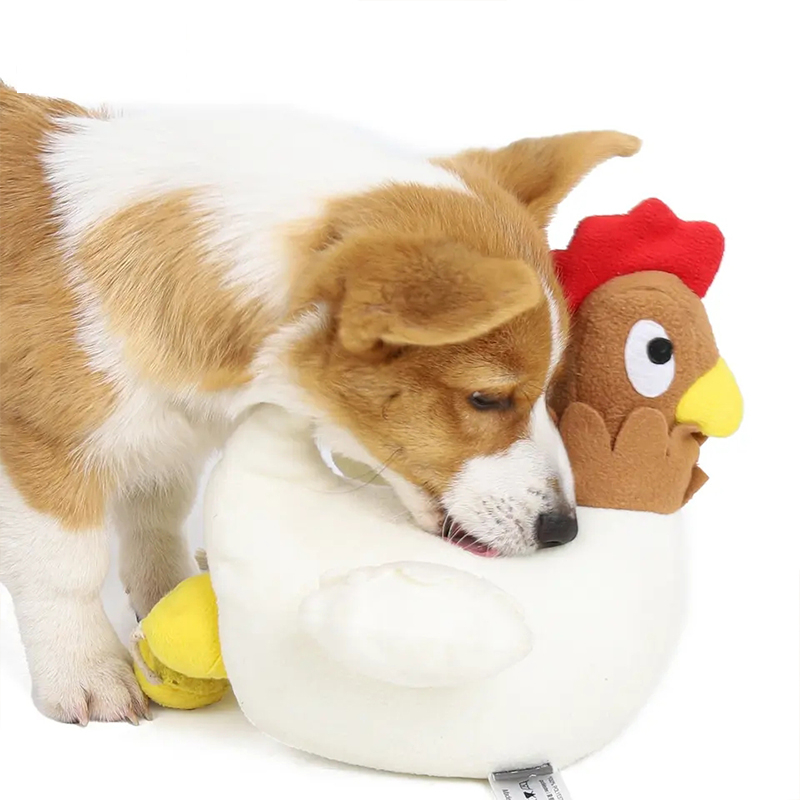 Chiken Shaped And Food Leaking Tug of War Dog Chew Toys 