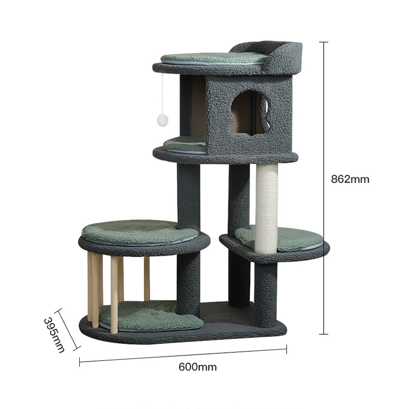  Cat Tree Tower With Scratching Posts