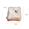 INS Style Hamburger Sandwich Squeaky Toy 