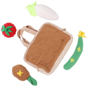 Cabbage And Tomato Stuffed Pet Food Basket Toys