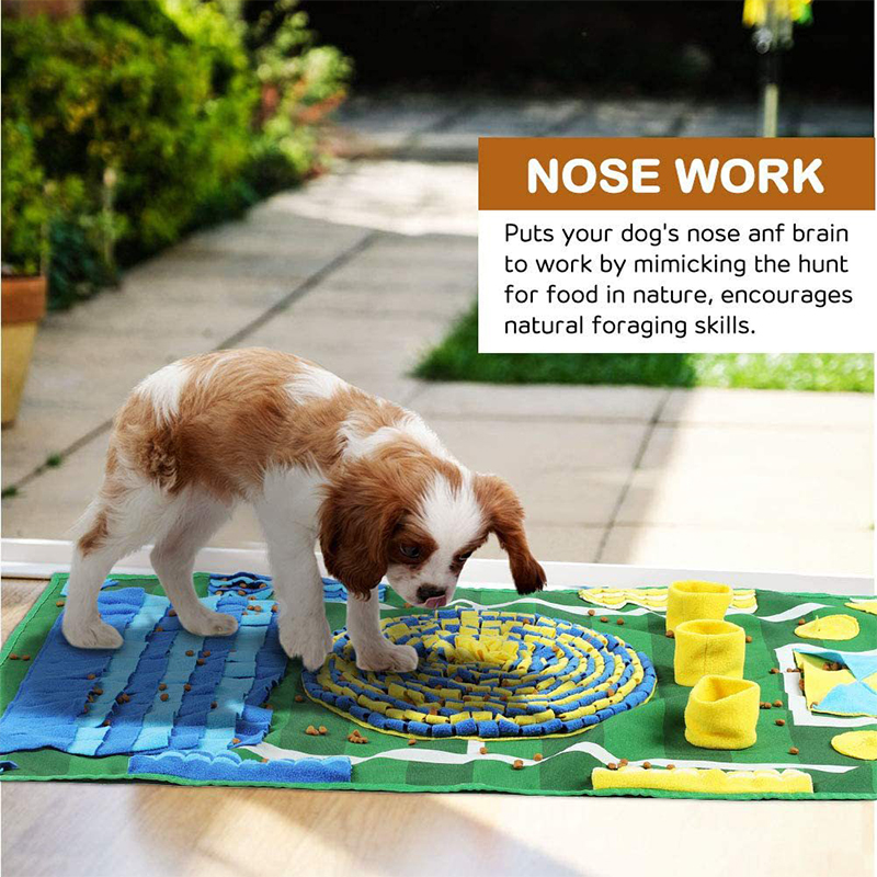 Football Field Pet Dog Snuffle Mat