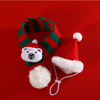  Christmas Apparel Pet Scarf Hat Gift Set