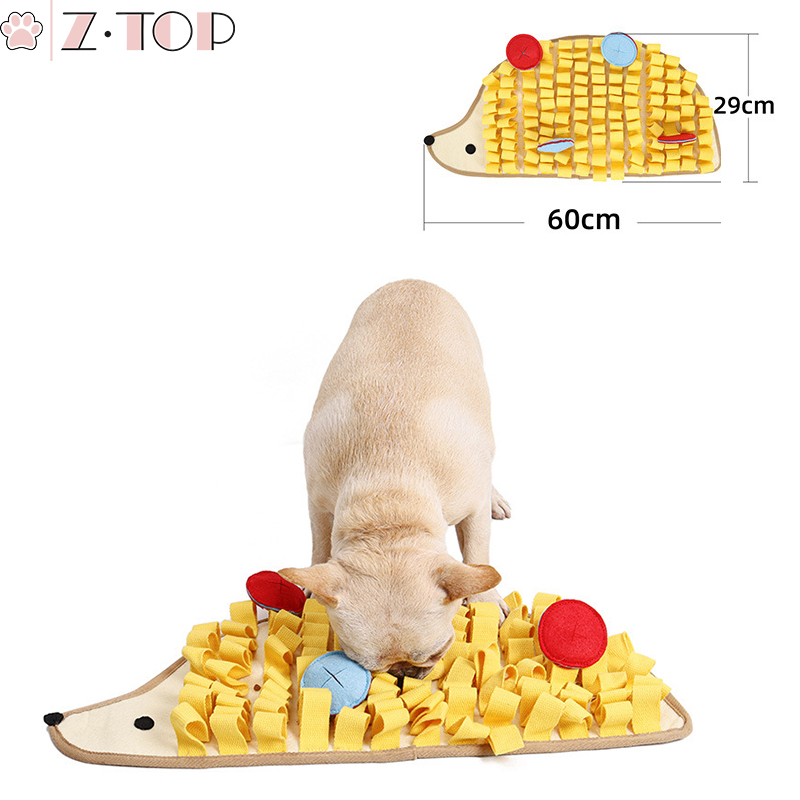  Hedgehog Shape Dog Food Slowly Feeding Pad