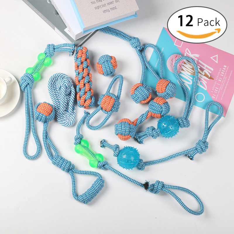 Dog Teeth Cleaning Dog Rope Toy Set