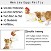 Chiken Shaped And Food Leaking Tug of War Dog Chew Toys 