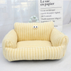 Macaron Color Cat Nest Striped Sofa