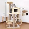  Pet Hammock Multi-layer Litter Integrated Cat Tree 