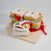 INS Style Hamburger Sandwich Squeaky Toy 