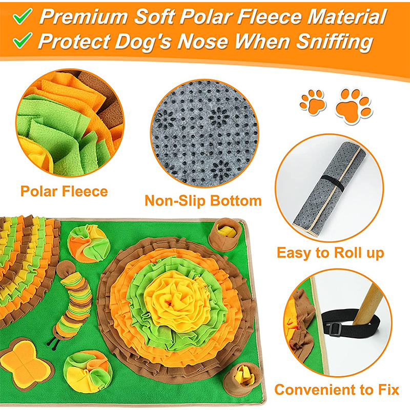 Interactive Sniffing Mat Soft Fleece