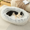 Faux Fur Cozy Soft Donut Pet Bed